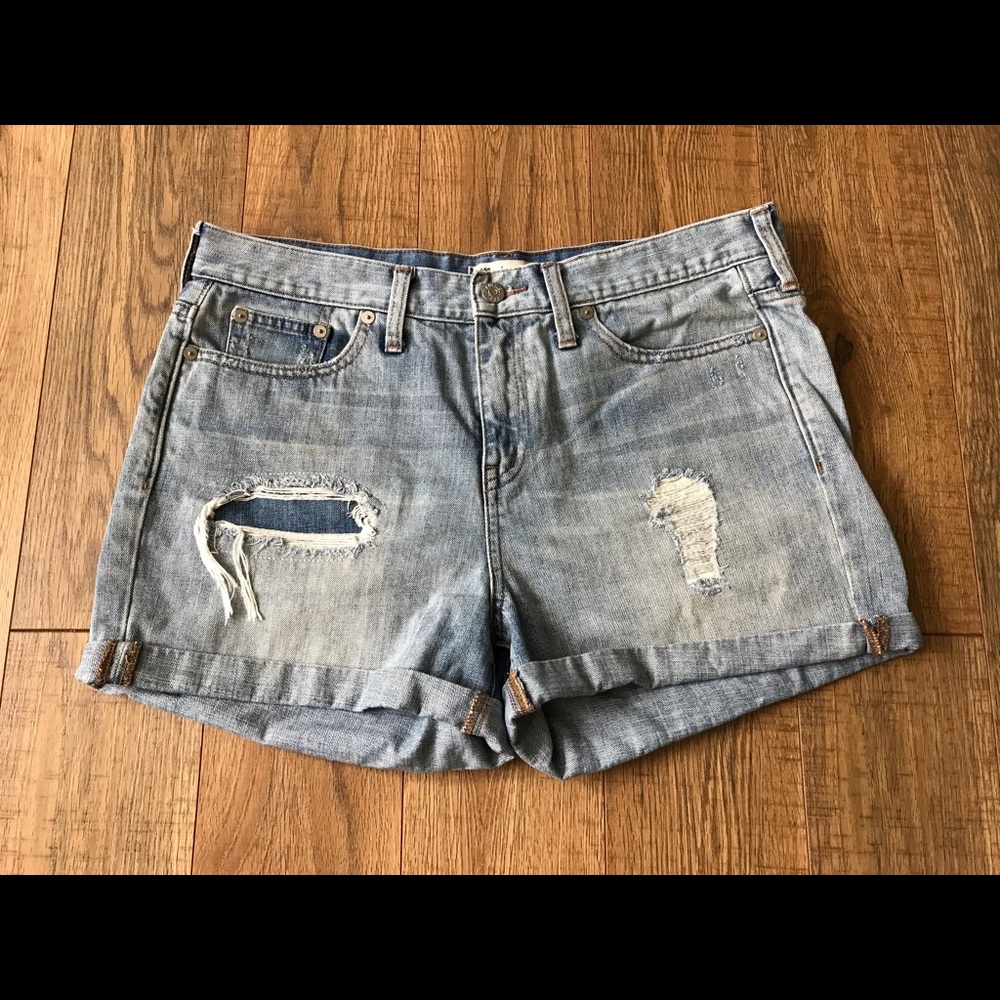 Madewell Size 30 High-waisted Denim Shorts